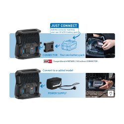 Multimatch Connect 8 LED lampe m/bluetooth 8000 lumen Scangrip 03.5676C