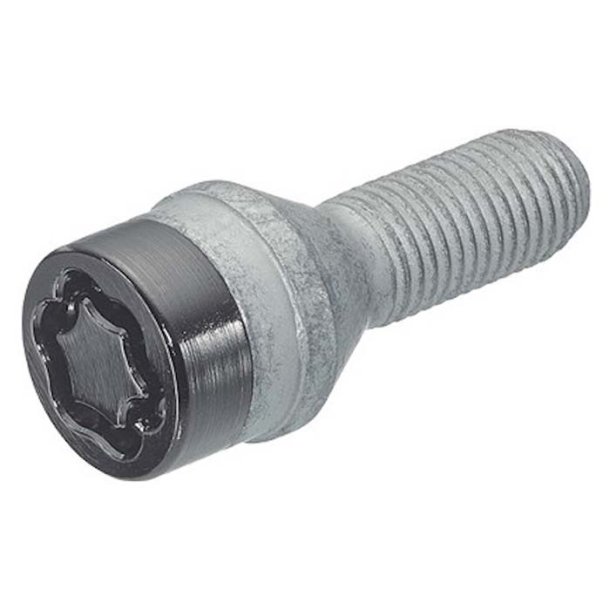 Mcgard lsebolt m14x1.25 kegle sort