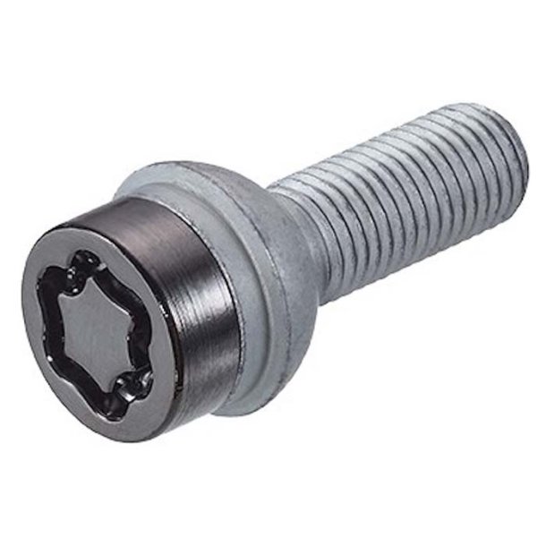 Mcgard lsebolt m14x1.50 kugle sort