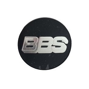 BBS centerkapsel 70.6mm slv/sort