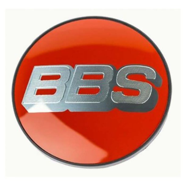 BBS centerkapsel  64,5 mm slv/rd nrburgrin