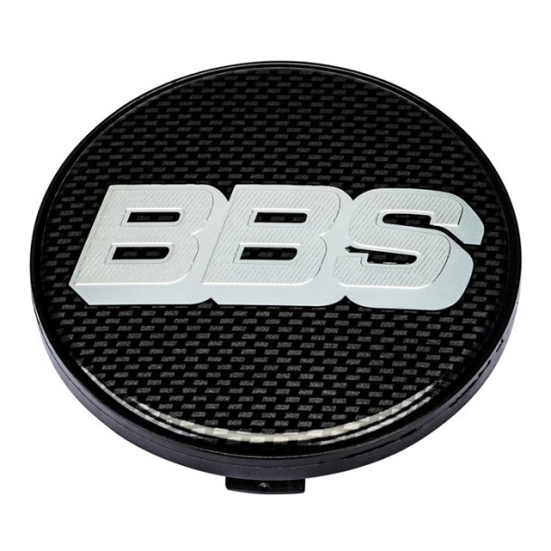 BBS centerkapsel  56 mm slv/sort