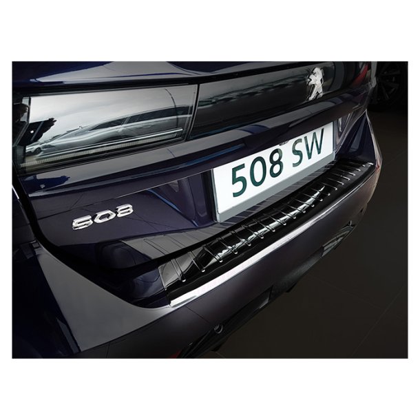 L�ssekantbeskytter Peugeot 508 II SW 2018- Sort