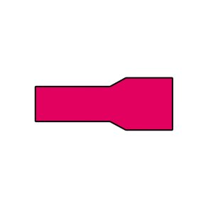 Kabelsko rd hun flad isol. 0,5-1,5mm2