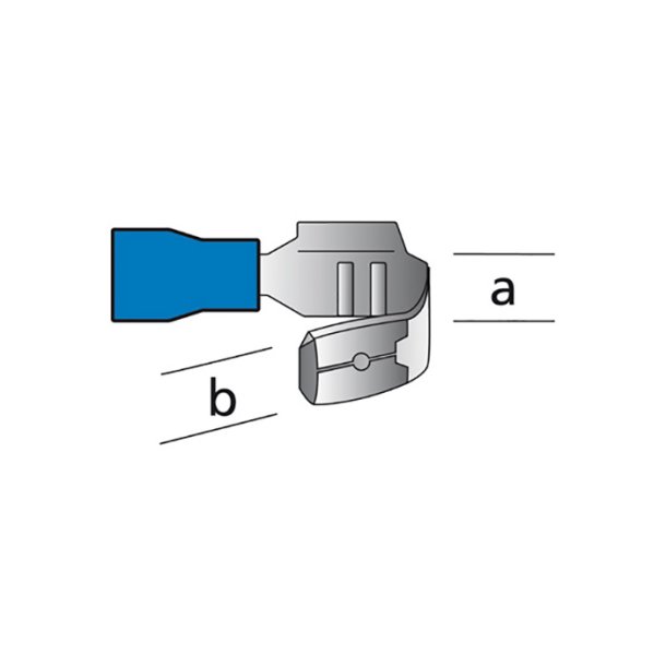 Kabelsko bl han/hun 1,5-2,5mm2 10 stk