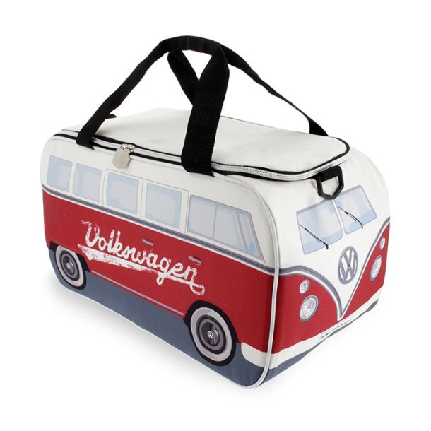 Kletaske, VW T1 bus hvid/rd 25 liter