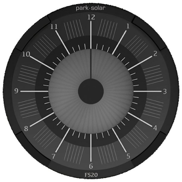Park solar elektronisk p-ur (fs20)
