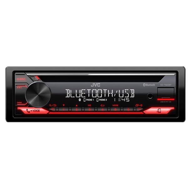 JVC KD-T822BT cd/rds tuner m. Bluetooth