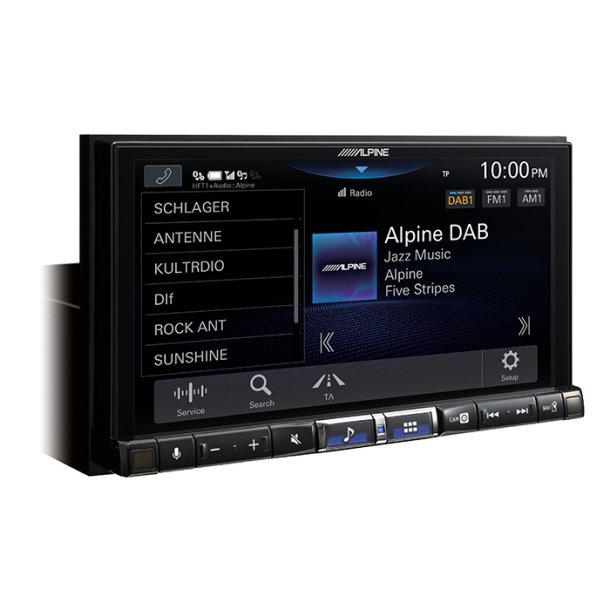 Alpine ILX-705D Trdls Apple Carplay 2-din 7"