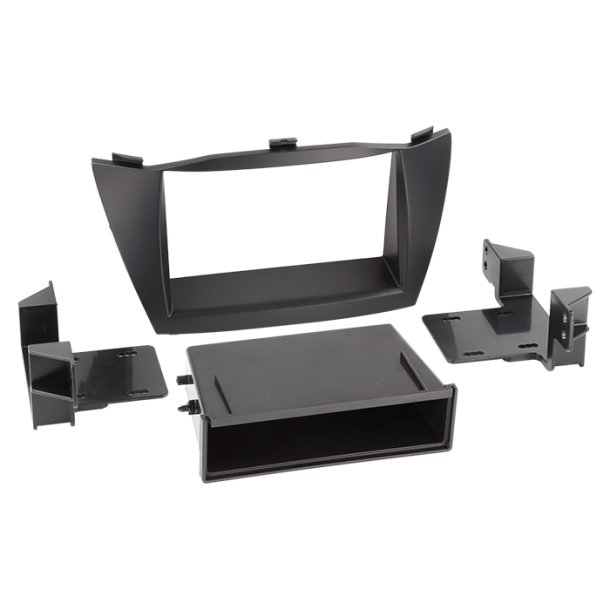 2-DIN radioramme m/lomme Hyundai IX35 2010- sort