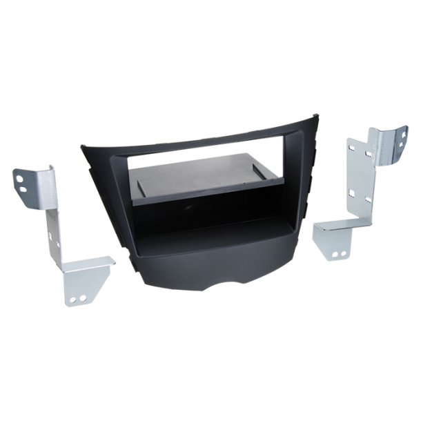 2-DIN radioramme m/lomme Hyundai Veloster 2011- sort