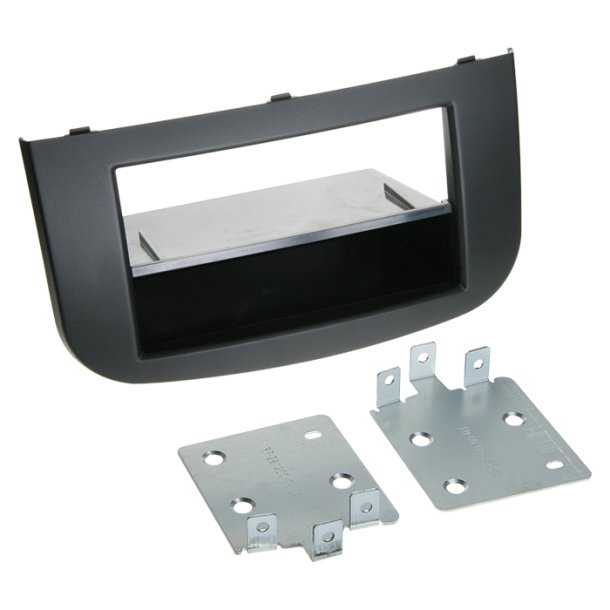 2-DIN radioramme m/lomme Mitsubishi Colt 2008- sort