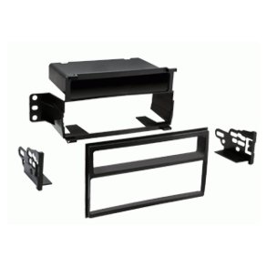 1-DIN radioramme m/lomme Nissan Juke/Tiida/Versa sort