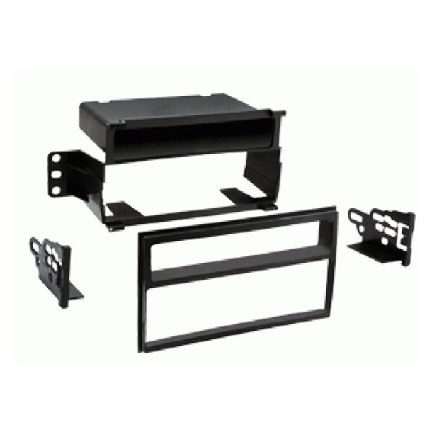 1-DIN radioramme m/lomme Nissan Juke/Tiida/Versa sort