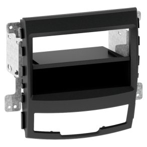 2-DIN radioramme m/lomme Ssangyong Korando 2010- sort