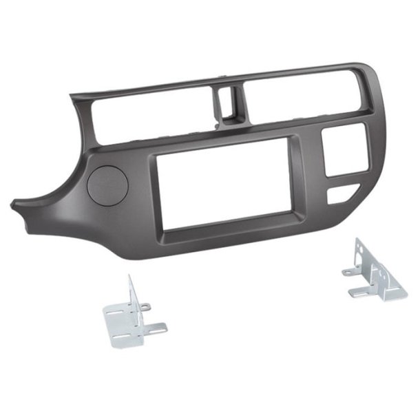 2-DIN kit Kia Rio 5/2011->  anthracite