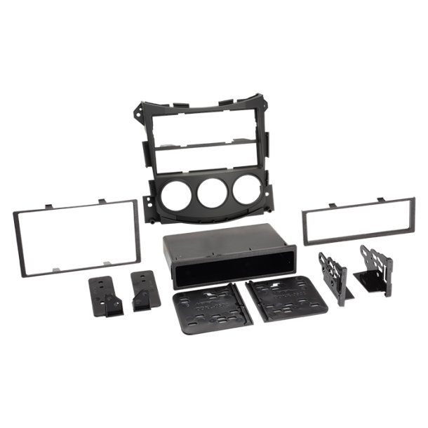 2-DIN radioramme m/lomme Nissan370Z uden OEM Sat Nav