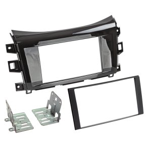2-DIN radioramme Navara/Alaskan piano sort