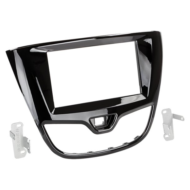 2-DIN radioramme Opel Karl 2015-2018 piano sort