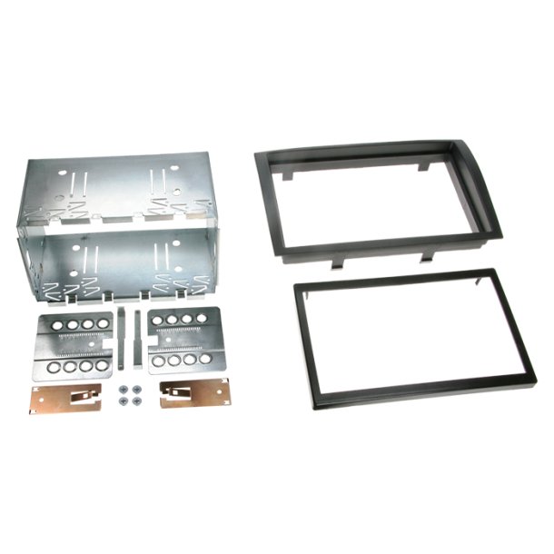 2-DIN radioramme Citroen/Fiat/Opel/Peugeot gummi touch