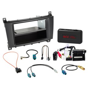 Komplet 2-DIN Kit m. rum Mercedes C-class 2004-2008