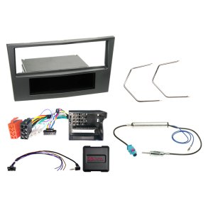 Komplet 1-DIN Kit m. rum Opel charcoal  CAN Bus