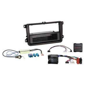 2-ISO kit m/lomme Seat/Skoda/VW  ratbetj./antenne ISO