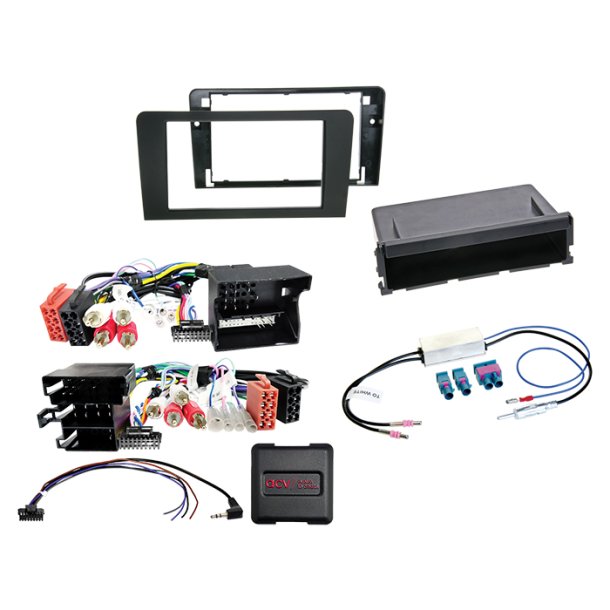 2-DIN kit m/lomme Audi A3 (8) 2003-2013 ratbetj.