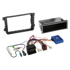 Komplet 2-DIN Kit m. rum Seat/Skoda/VW CAN