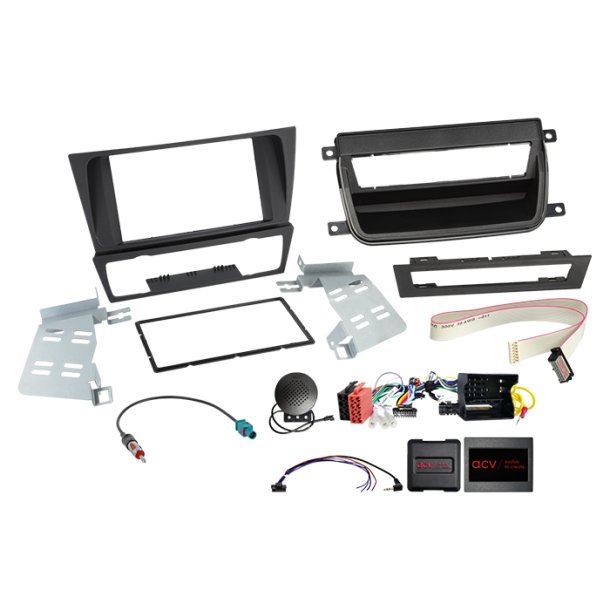 Komplet 2-DIN Kit BMW 3series u. rygerpakke