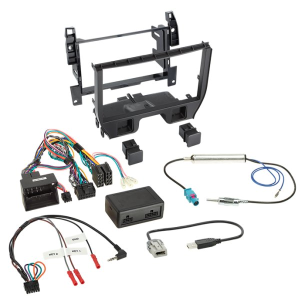 2-DIN kit Citro�n C3(S)/DS3(S) ratbetj./antenne/USB