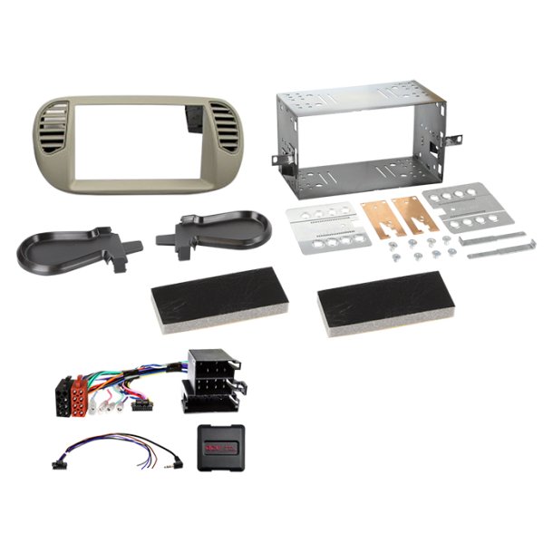 Komplet 2-DIN Kit Fiat 500 10/2007-07/2015  gr�