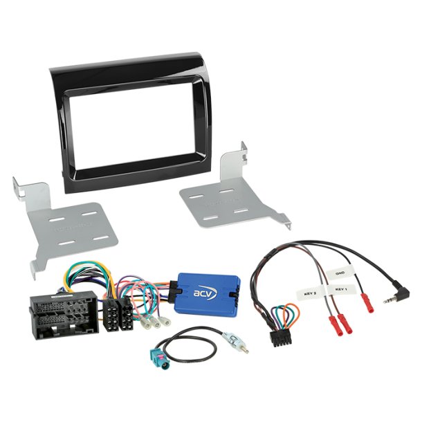 2-DIN kit Citroen/Fiat/Opel/Peugeot ratbetj./antenne