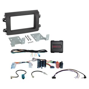 Komplet 2-DIN Kit Citroen/Fiat/Opel ISO/Mini ISO