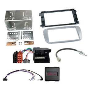 Komplet 2-DIN Kit Ford forsk. s�lv /analogue