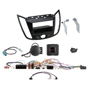 2-DIN kit m/lomme Ford C-MAX(DXA)/Kuga(DM2) ratbetj.