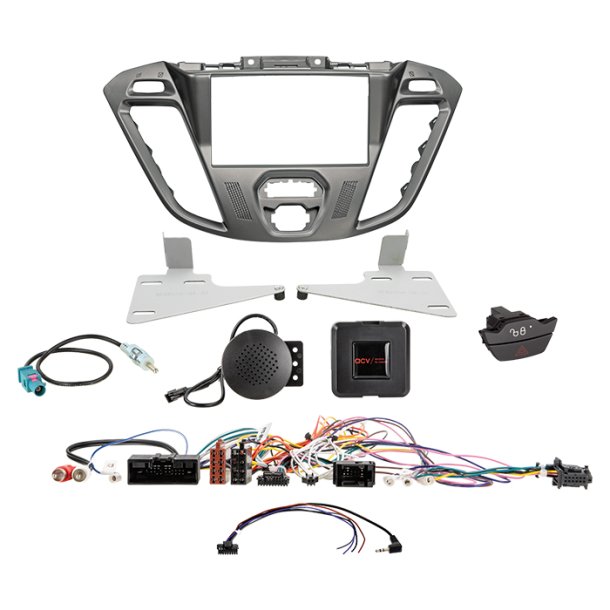 2-DIN kit Ford Custom 2012-2016 phoenix s�lv ratbetj.