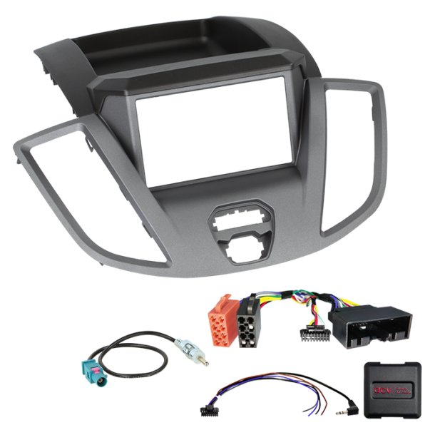 Komplet 2-DIN Kit m. rum Ford Transit V363 2014-2019