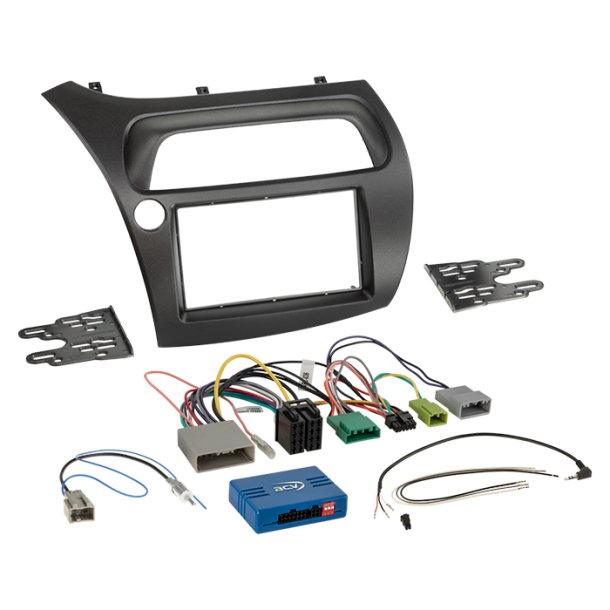 Komplet 2-DIN Kit Honda Civic 09/2005-12/2011 /climatro