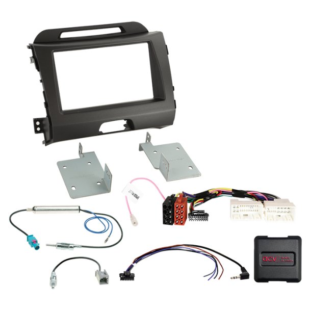 Komplet 2-DIN Kit Kia Sportage 2010-2016 24Pin/18Pin