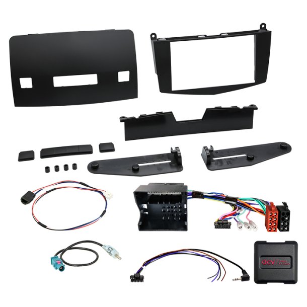 2-DIN kit Mercedes C-Klasse 09/2007-01/2011 ratbetj.