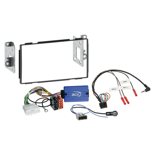 2-DIN kit Nissan Kashkai (J10) 02/2007-10/2014 ratbetj.