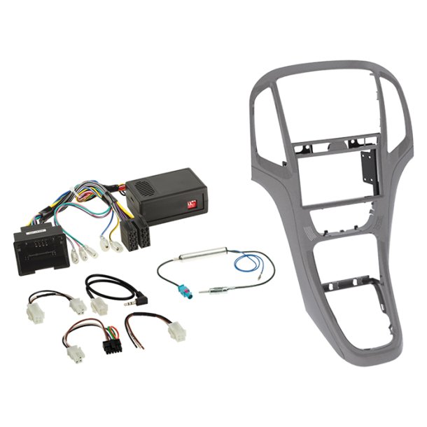 Komplet 2-DIN Kit Opel Astra J 2009-2018 titan grey