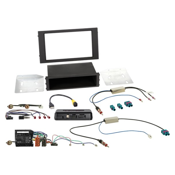 Komplet 2-DIN Kit m. rum Seat Ibiza/Leon i-dapter