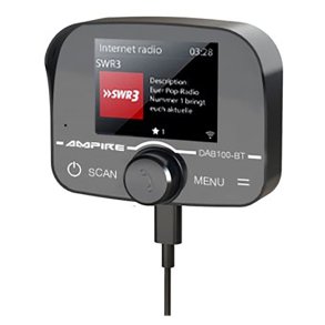 Ampire hndfri telefoni med DAB+ og A2DPstreamin