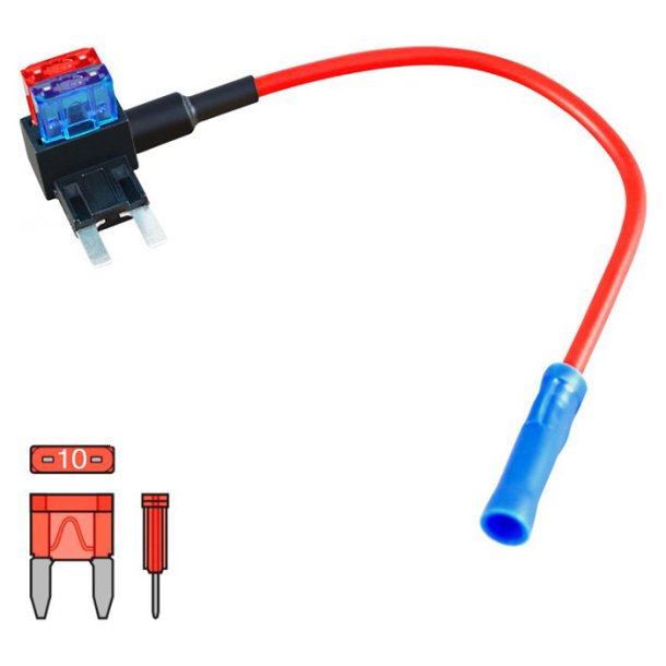 Ampire Tap til  Mini ATO-sikring 10A (ACS)