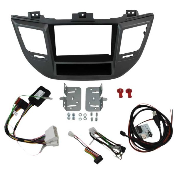 2-DIN kit Hyundai Tucson 2015->sort slv