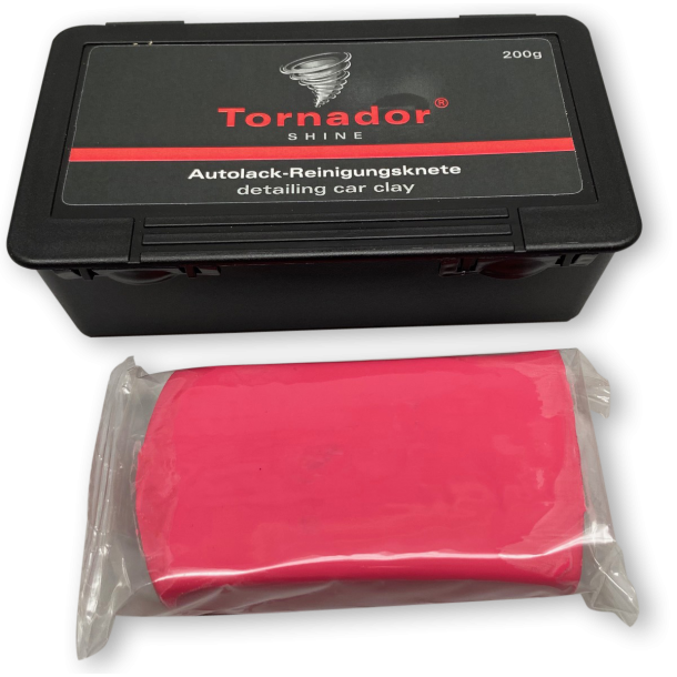 Tornador original clay/ler til rengring og pleje 200 gr. RD grov