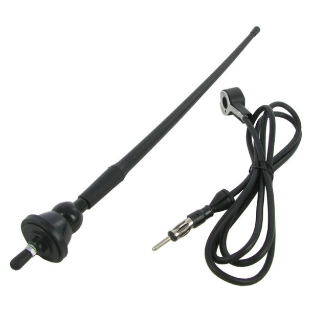 Connects2 Kort gummiantenne - 40cm, 10mm hul din stik