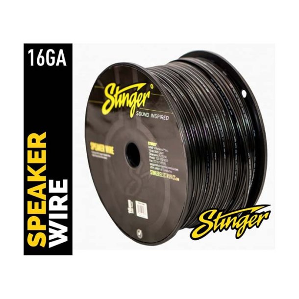 Stinger hjttalerkabel 1,25mm2 152,4m